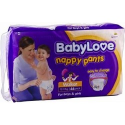 BABYLOVE NAPPIES WLKR 18 X4