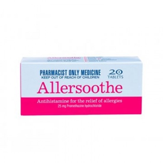 ALLERSOOTHE TAB 25MG 50 ALLERSOOTHE TAB 25MG 50