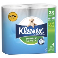 Kleenex Double Length Toilet Tissue- 4 Pack