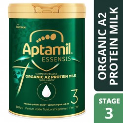 Aptamil Essensis Organic A2 Protein Milk 3  Premium Toddler Nutritional Supplement From 1 Year 900g